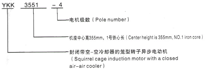 YKK系列(H355-1000)高压孙吴三相异步电机西安泰富西玛电机型号说明